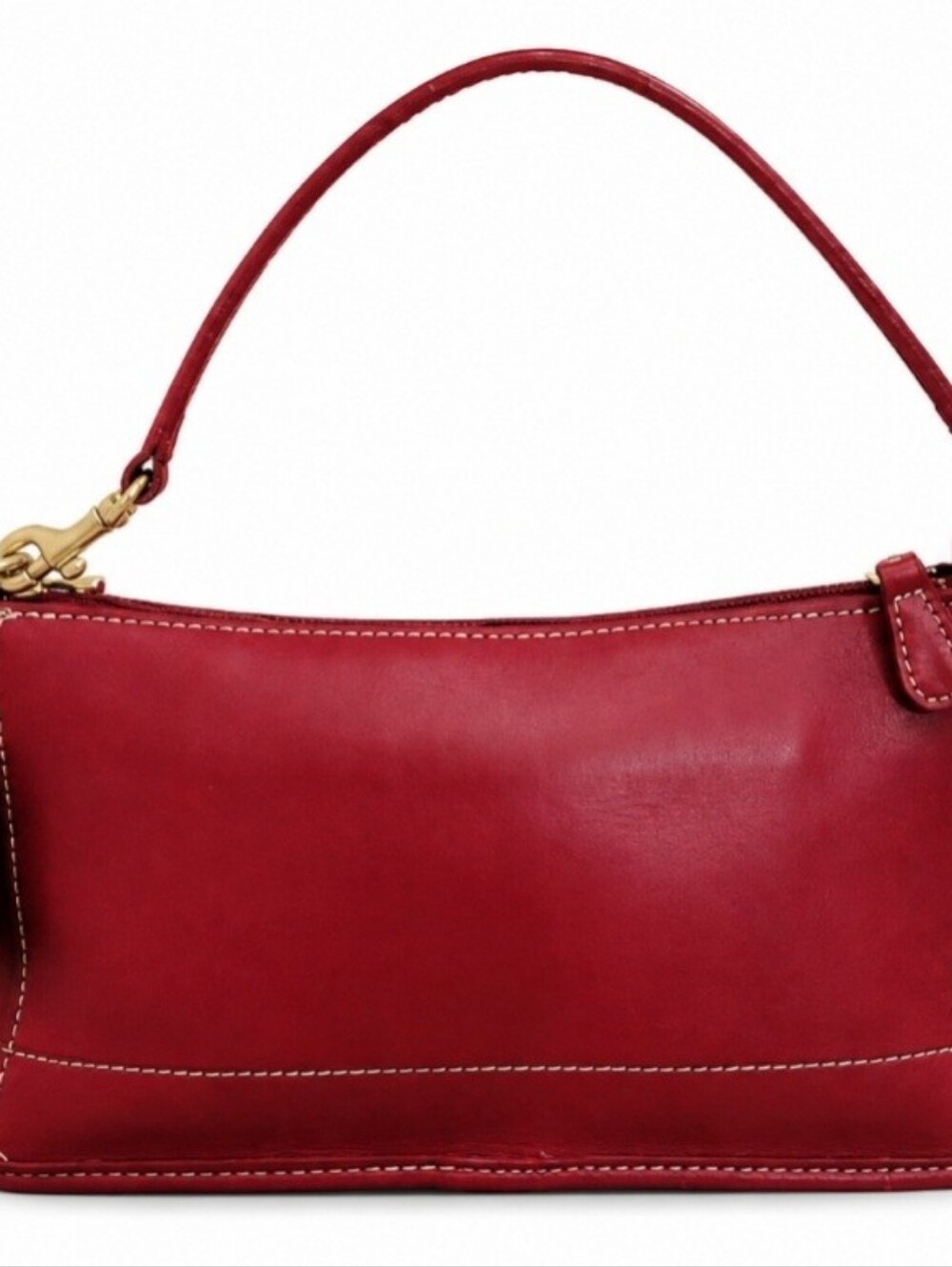 Vintage Coach Red Leather Bleecker Demi Zip ***NEAR MINT CONDITION***